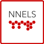 NNELS logo is red honeycomb decoratively displayed under the letters NNELS